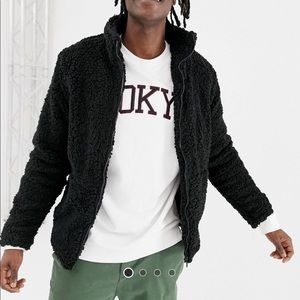 Pull&Bear Black Borg Jacket